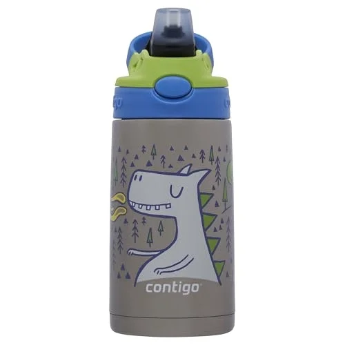 Gizmo Flip Dragon Çelik Çocuk Suluğu 380 ml, Mavi