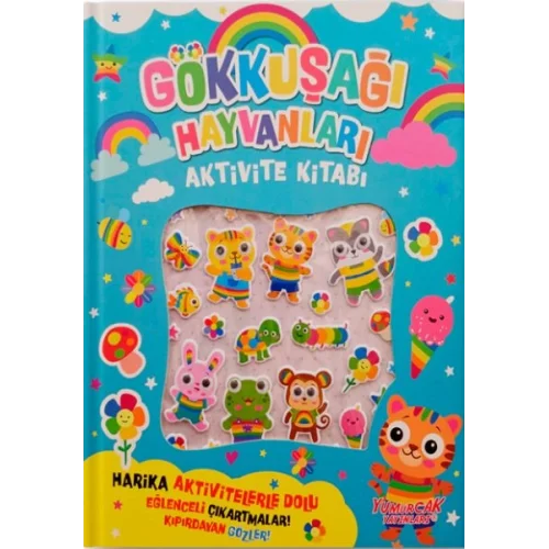Gökkuşağı Hayvanları Aktivite Kitabı