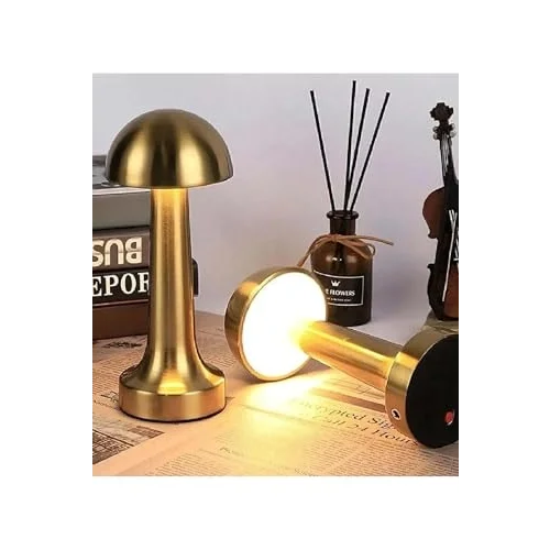 Gold Mantar Masa Lambası