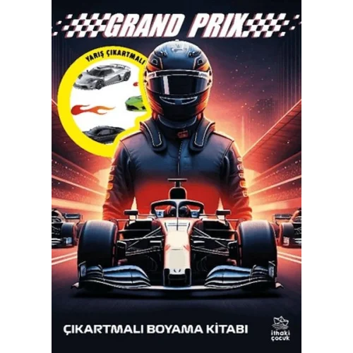 Grand Prix Çıkartmalı Boyama Kitabı