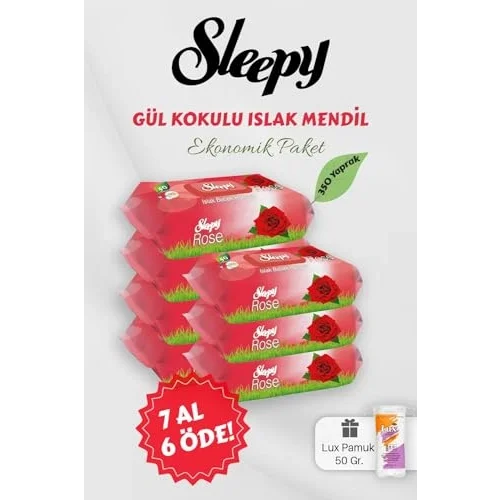 Gül Kokulu Bebek Mendili 7 AL 6 Öde Hediyeli