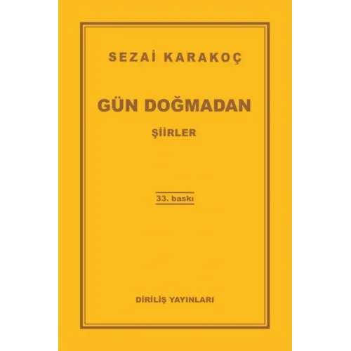 Gün Doğmadan