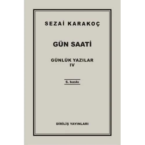 Günlük Yazılar 4 - Gün Saati