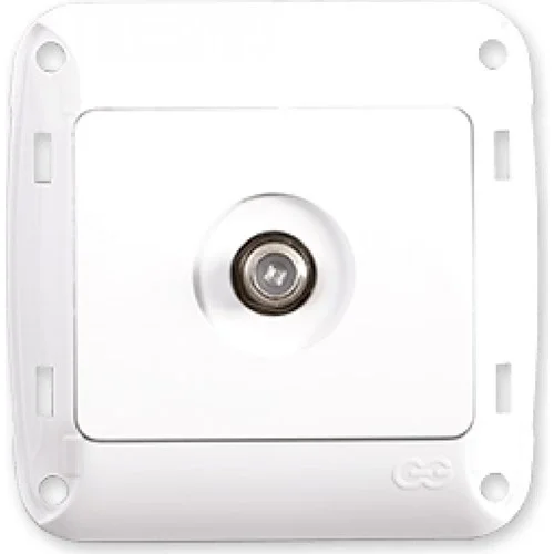 Mey İthalat® Günsan Fantasy Tv Uydu Sat Prizi Tekli Beyaz Renk