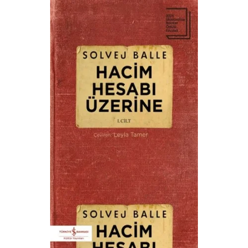 Hacim Hesabı Üzerine - 1. Cilt