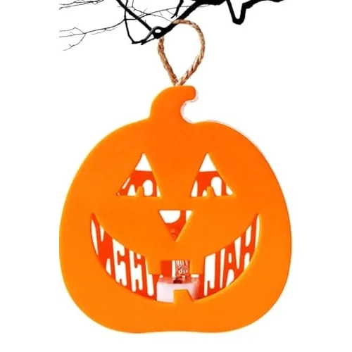 Halloween Işıklı Masa Süsü Balkabağı