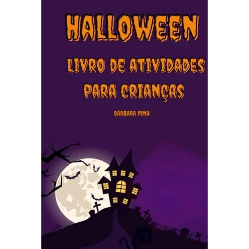 Halloween livro de atividades para crianças