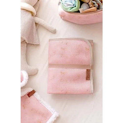 Hamur Anne Bebek Bakım Yenidoğan Alt Açma Değiştirme Pedi Minderi Örtüsü Solid P.Pembe