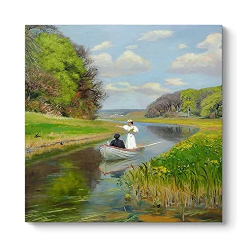 Hans Andersen Brendekilde - Foraar Tablosu 30 x 30