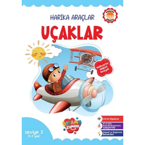 Harika Araçlar – Uçaklar Seviye 2 (3-4 Yaş)