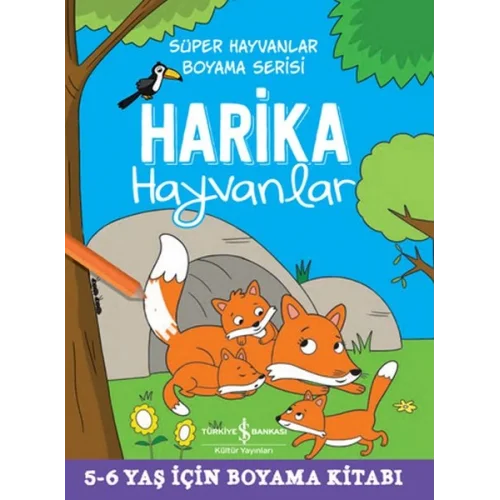 Harika Hayvanlar - Süper Hayvanlar Boyama Serisi