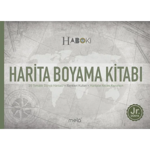 Harita Boyama Kitabı 20 Tematik Dünya Haritası