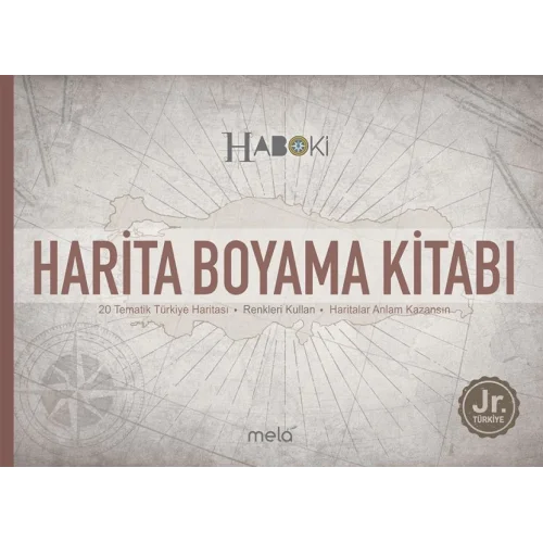 Harita Boyama Kitabı 20 Tematik Türkiye Haritası