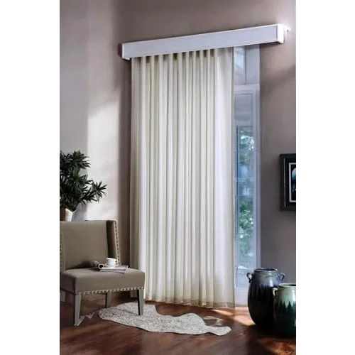 Hazır Saten Güneşlik Perde Ekru Renk (210x190cm)