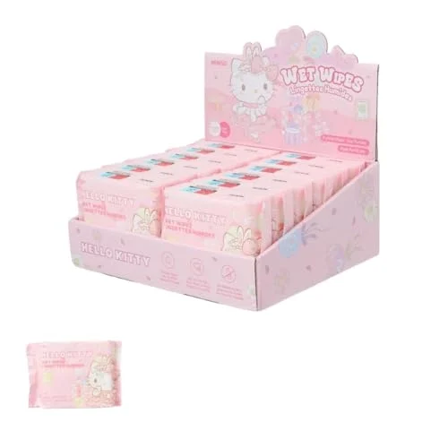 Hello Kitty Lisanslı Islak Mendil (20 Adet) by
