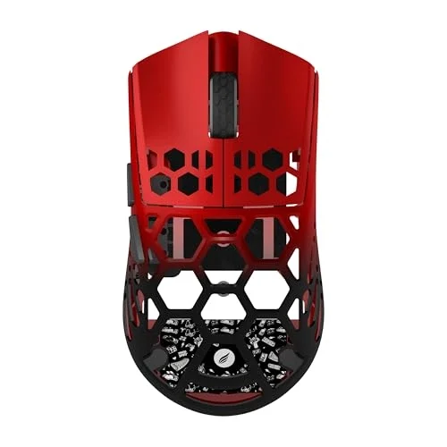 HM620 8K Hz 30000 DPI Tri-Mode Kablosuz/Bluetooth Siyah Kırmızı Gaming Mouse