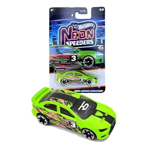 Hot Wheels Neon Yarışçılar - 2008 LANCER EVOLUTION JCB02