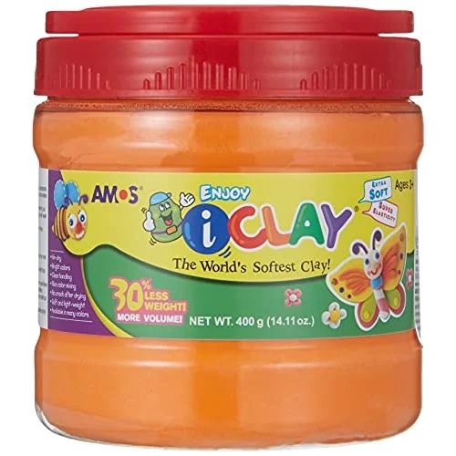 Ic400Bk-Or Proje Hamuru I-Clay 400 Gr, Turuncu