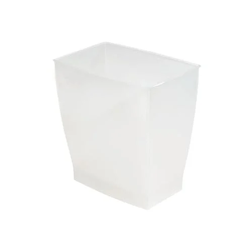 iDesign 64720EU Spa Rechteckiger Mülleimer, 11 Liter, mattiert