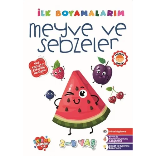 İlk Boyamalarım - Meyve veSebzeler