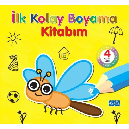 İlk Kolay Boyama Kitabım – 4 Yaş Üzeri