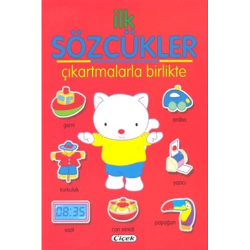 İlk Sözcükler - Çıkartmalarla Birlikte Kırmızı