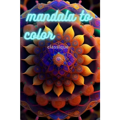 Independently published mandala to color