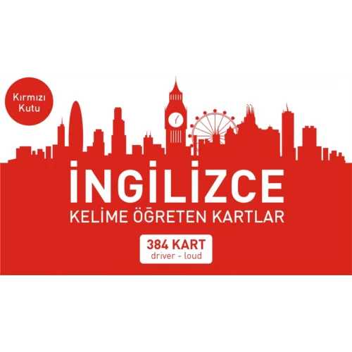 İngilizce Kelime Öğreten Kartlar (384 Kart)