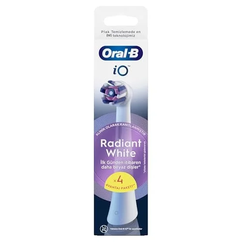 iO Radiant White Beyaz Diş Fırçası Yedek Başlığı 4 Adet