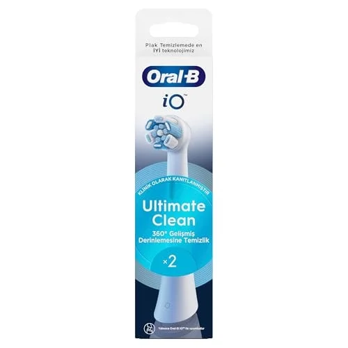 iO Ultimate Clean Beyaz Diş Fırçası Yedek Başlığı 2 Adet