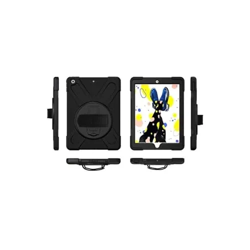 iPad 10.2 2021 (9.Nesil) Defender Tablet Silikon - Siyah