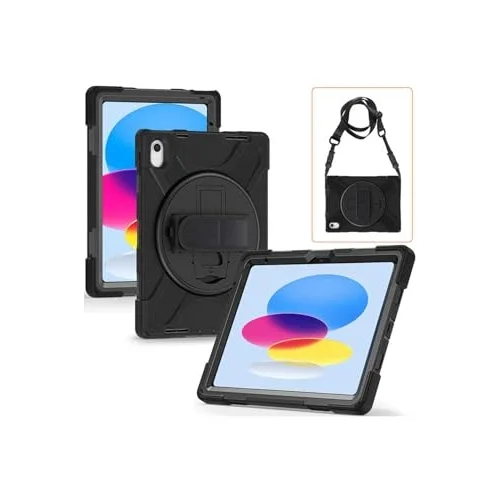 iPad 11.Nesil 2025 MRSA Defender Tablet Silikon - Siyah