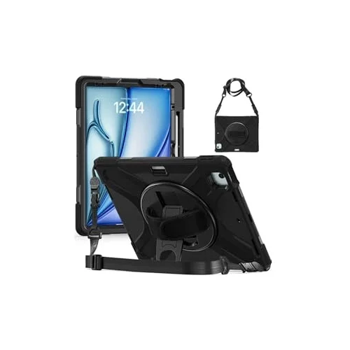 iPad Air 13 2025 M3 Defender Tablet Silikon - Siyah