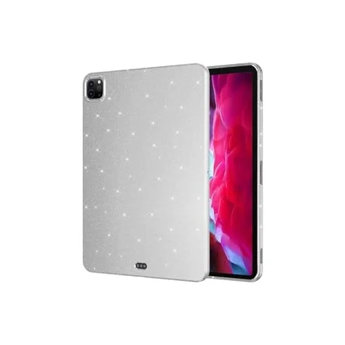 iPad Pro 11 2020 (2.Nesil) Simli Parlak Görünümlü ile Uyumlu Tablet Koton Kılıf-Gümüş 4