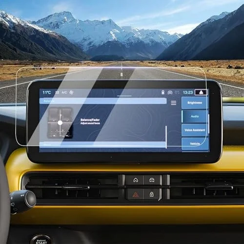 Jeep ile uyumlu Avenger 2024-2025 Model Multimedya ve Gösterge Panel 9H Nano Ekran Koruyucu (Multimedya)