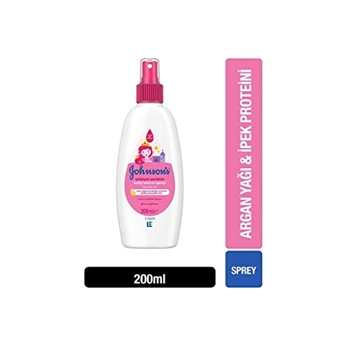 Johnsons Baby Işıldayan Parlaklık Kolay Saç Tarama Spreyi 200 mL