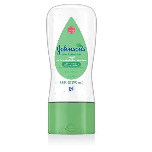 Johnsons Bebek Yağ Jeli Aloe Vera & E Vitamini, Hipoalerjenik Bebek Cilt Bakımı, 6.5 ml