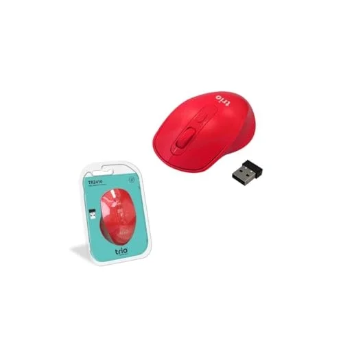 Kablosuz Mouse TR2410 (4 Farklı Renk) (Kırmızı)