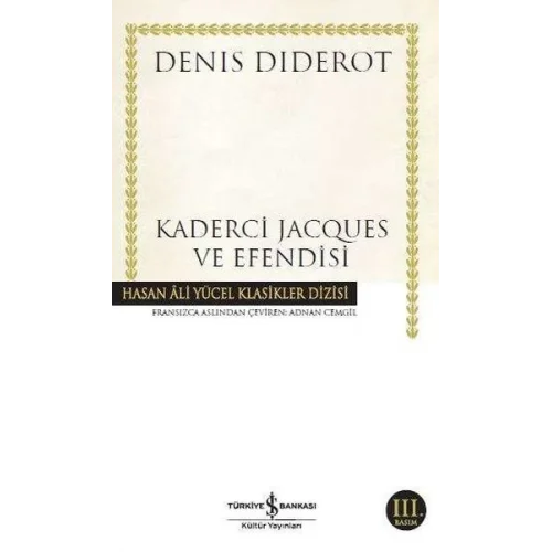 Kaderci Jacques ve Efendisi - Hasan Ali Yücel Klasikleri