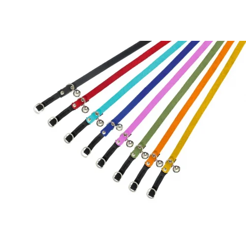KADİFE KEDİ TASMA ÇING. 30 CM AÇIK MAVİ