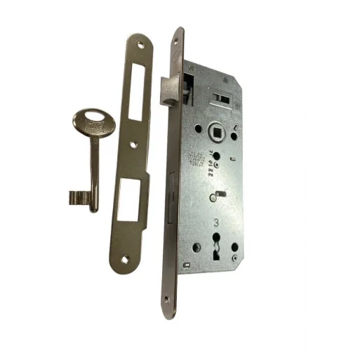 Mey İthalat® Kale Oval 151 R 40 mm Nikel Oda Kapı Kilidi