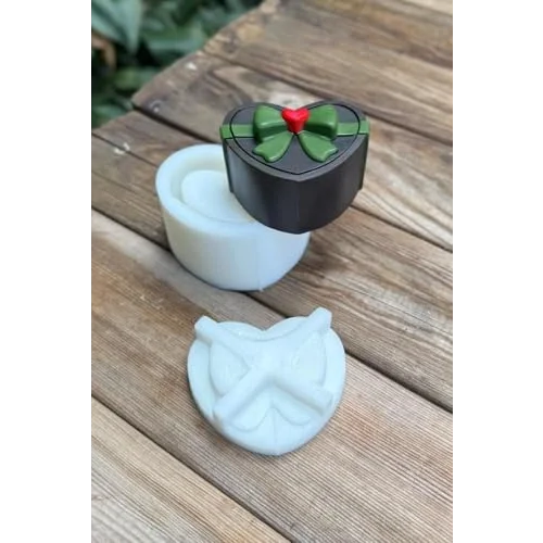 KALP PAKET Kapaklı Silikon Kap Kalıbı