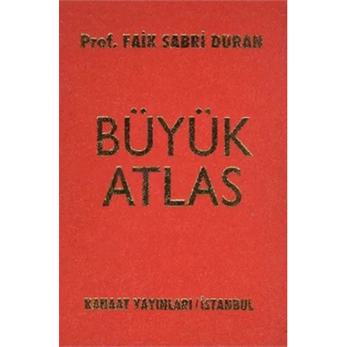 Kanaat Büyük Atlas (Ciltli)