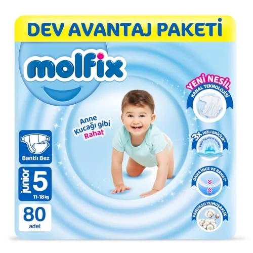 Kanal Teknolojisi Dev Avantaj Paketi 5 Beden Junior 80 Adet