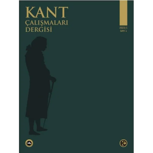 Kant Çalışmaları Dergisi Sayı 1