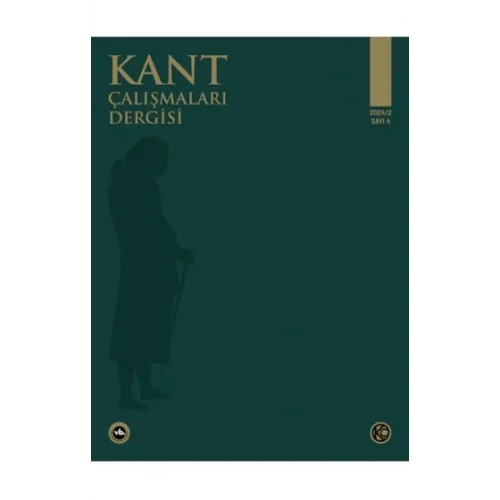 Kant Çalışmaları Dergisi Sayı 4