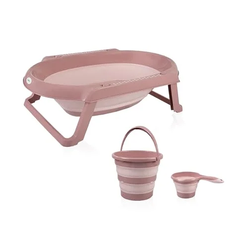Katlanır Banyo 3lü Set Somon