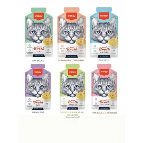 Kedi Çorbası Karışık 50gr x 6 Adet