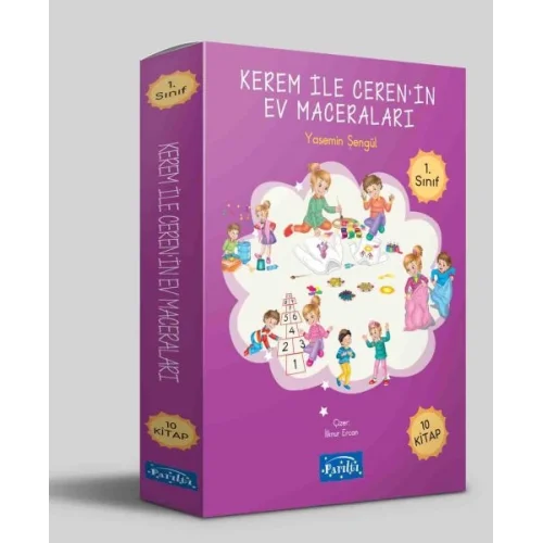Kerem ile Ceren’in Ev Maceraları 10 Kitap Set
