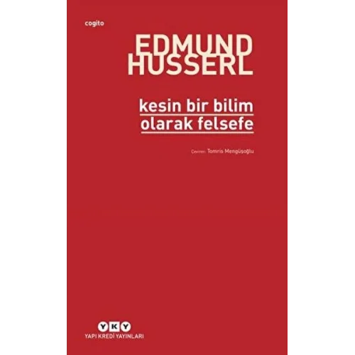 Kesin Bir Bilim Olarak Felsefe